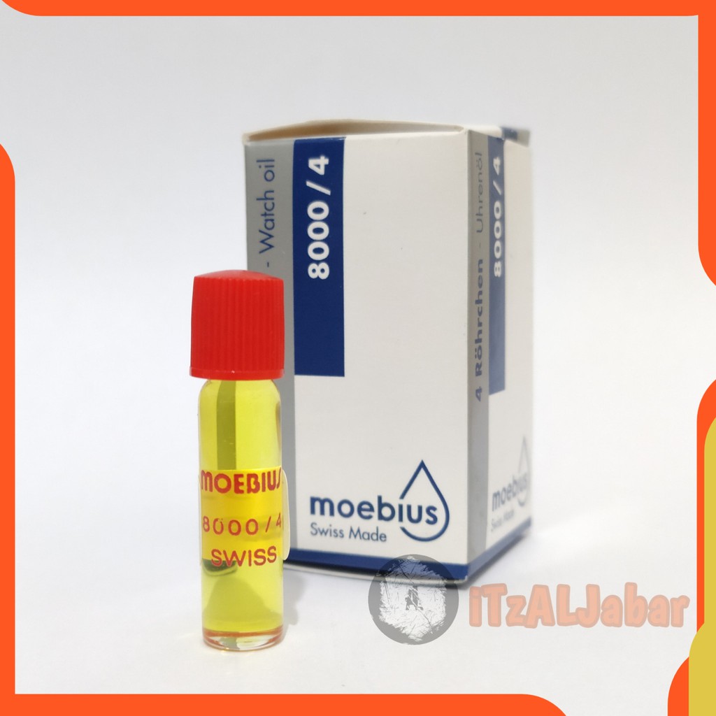 Moebius oil 8000 for wrist watch pelumas mesin jam tangan