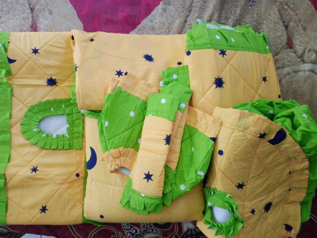 Homeset Lapis Busa 5mm Motif Kuning