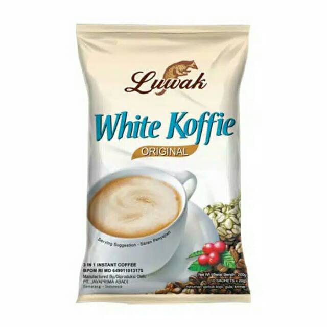 

Luwak white koffie original isi 10 pcs