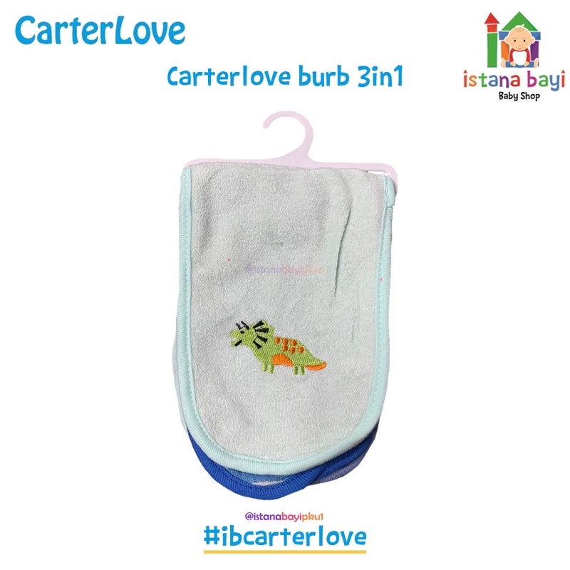 Carterlove Baby Brup/tatakan iler/Bibs bahan Handuk Isi 3 5368-2