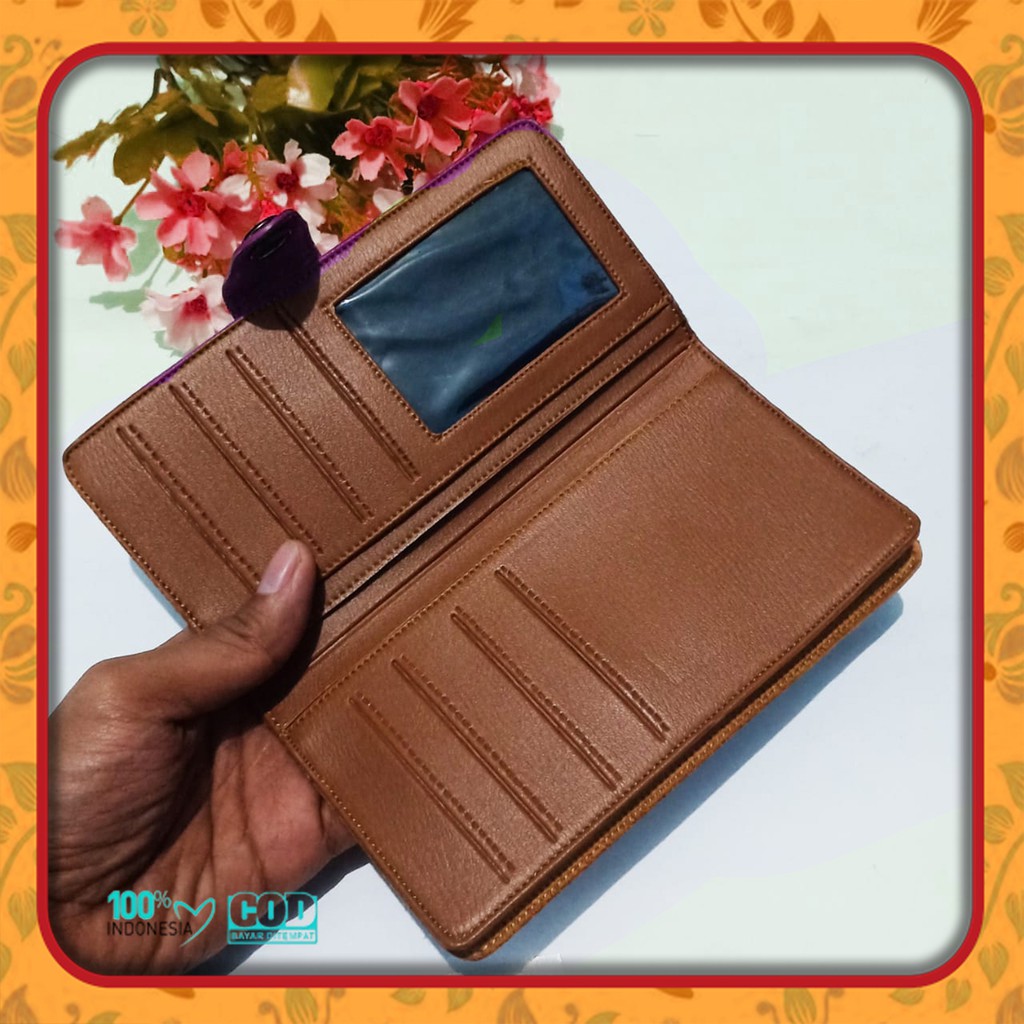 dompet pria grosir murah 3/4 kancing amt cloths terbaru - Sintetik - awet- bisa COD - Bayar ditempat