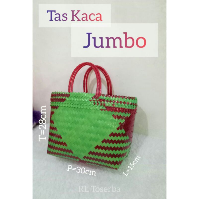 Tas Anyaman Plastik Kaca