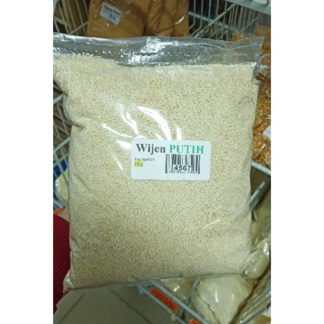 

1KG WIJEN PUTIH / WHITE SESAME SEEDS PREMIUM