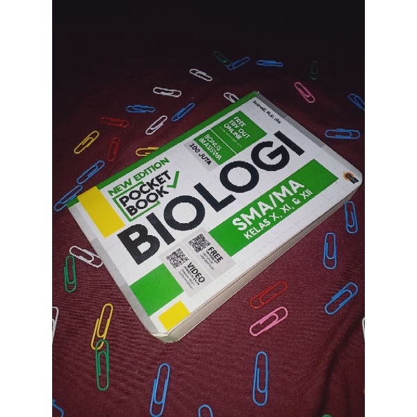 biologi SMA 123 pocket book ori preloved