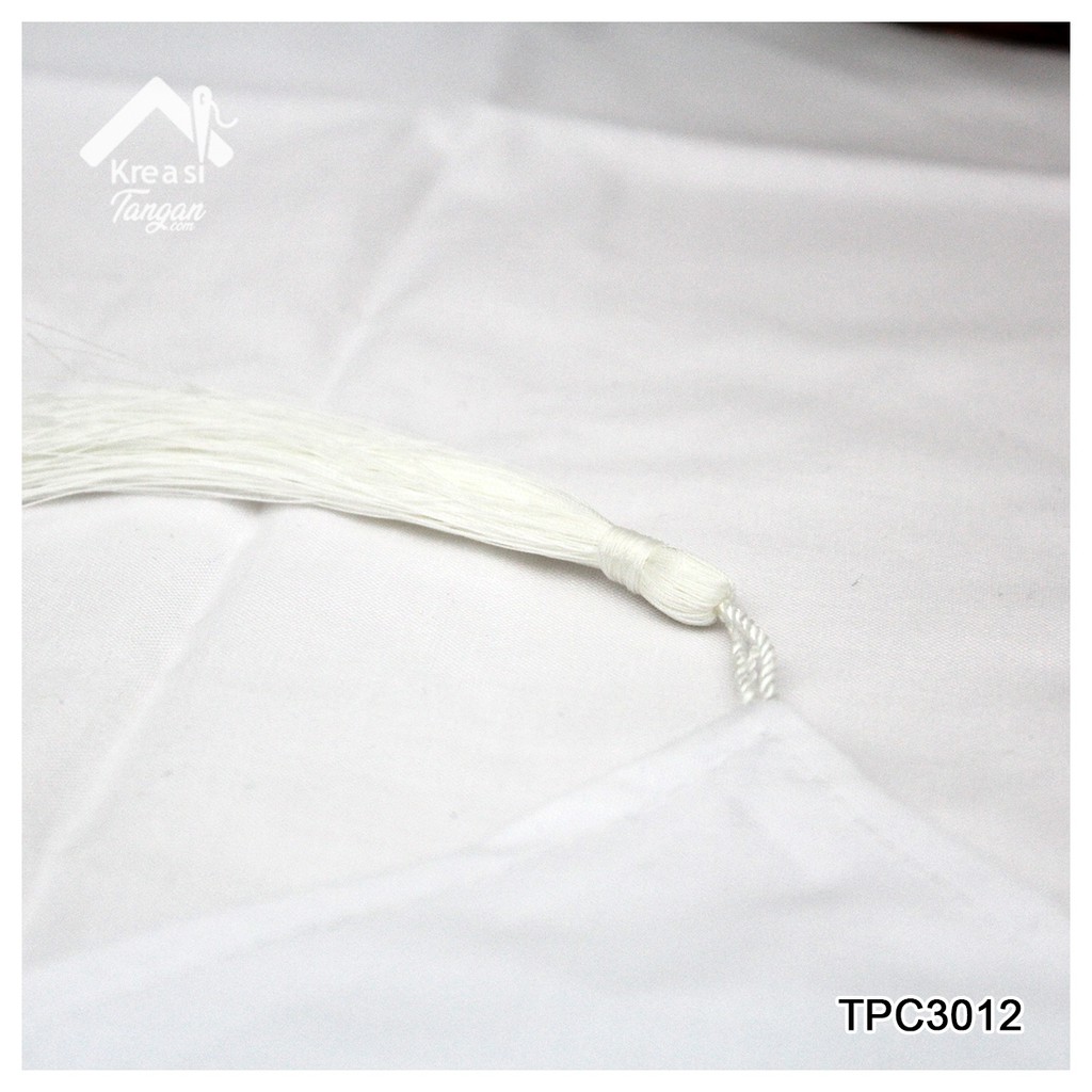 Taplak Meja Polos Table Runner POLOS PUTIH Ukuran 105x30 &amp; 150x35 (TPC3012)