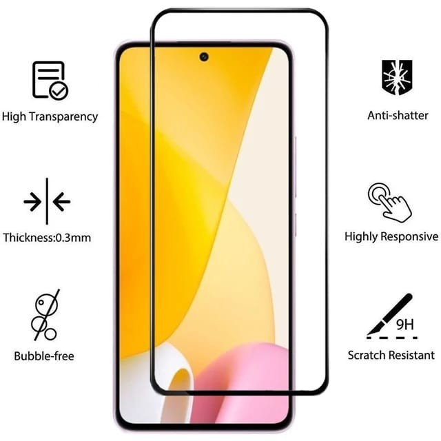 XIAOMI 12 LITE 11T 11T PRO MI 10T MI 10T PRO TEMPERED GLASS FULL LEM, FULL SCREEN, ANTI GORES KACA FULL COVER TEMPRED PELINDUNG LAYAR XIAOMI 11 T 11 T PRO 10 T 10 T PRO