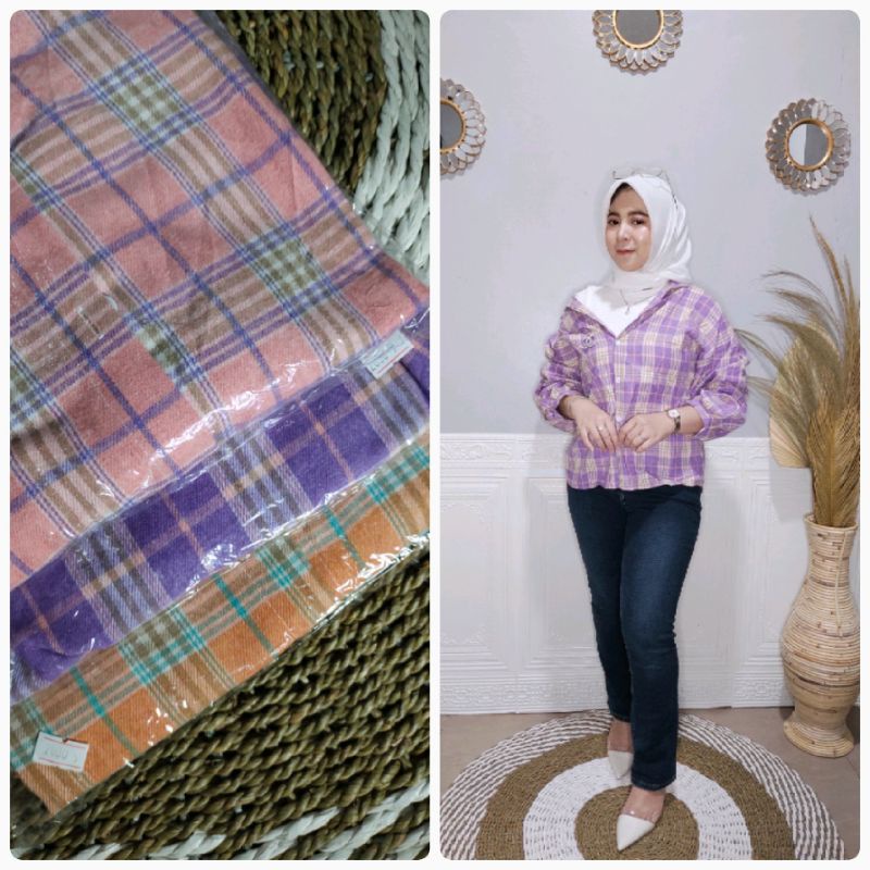 Flanel import kemeja wanita murah kemeja flanel import berkualitas premium