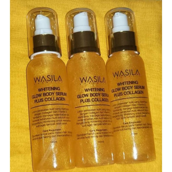 

❤Whitening Glow Body Serum Plus Collagen ❤ Wasila Cosmetic