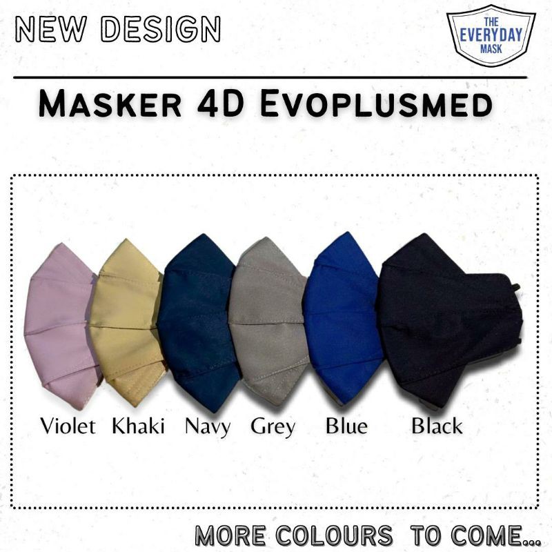 Masker Kain Premium 4D Evo Plusmed (4 ply)