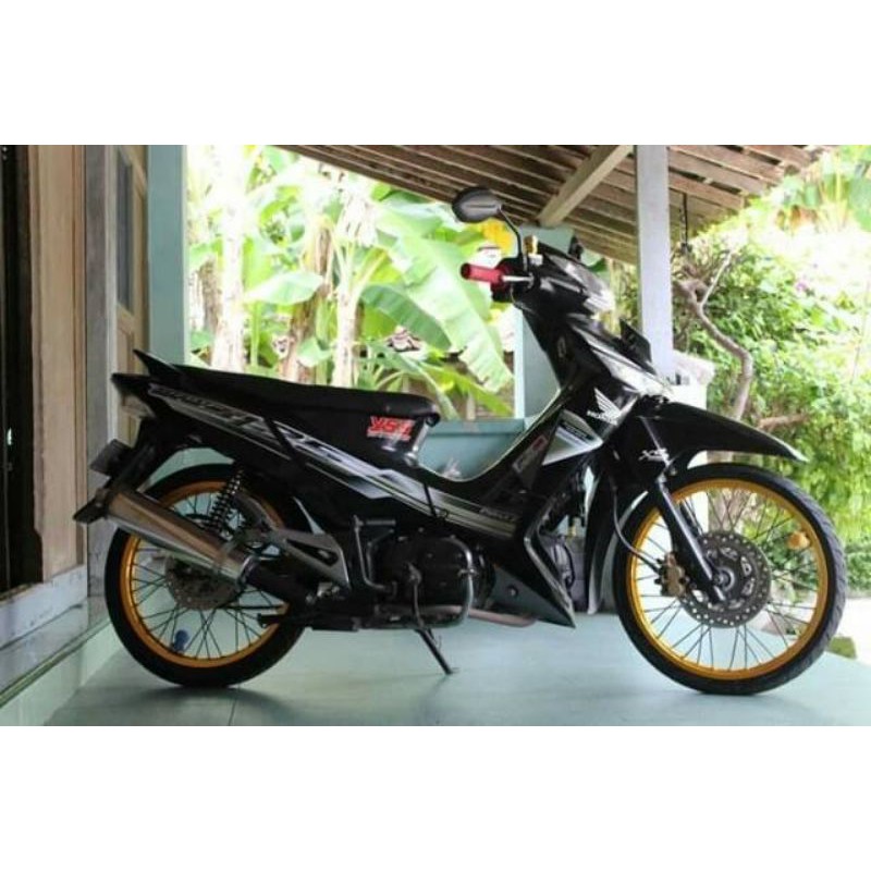 Striping Sticker Motor Honda Supra X 125 Carbu Wave 125 Shopee Indonesia