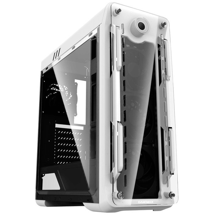 GAMEMAX Casing Optical G510 Gaming PC Case with Fan - Putih