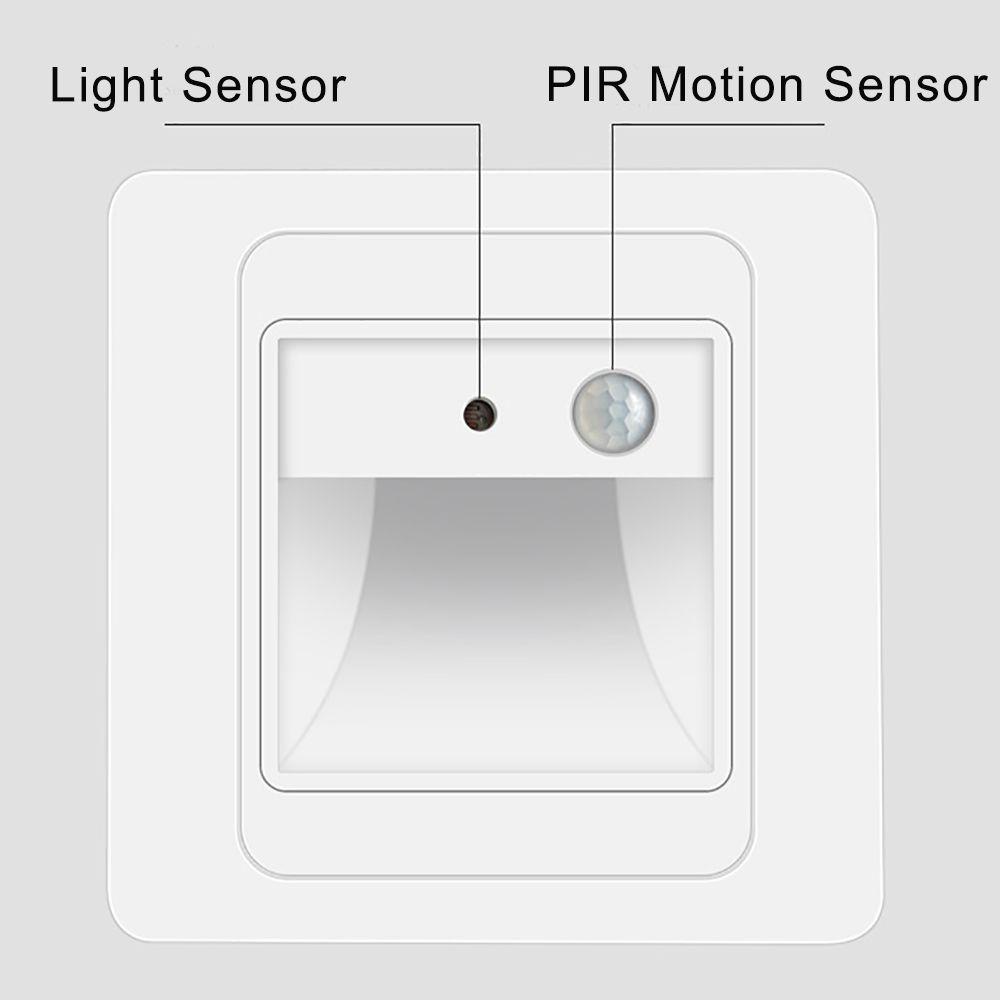 [Elegan] Lampu Langkah Untuk Tangga Langkah Dapur Foyer Loggia LED Cerdas Lampu Dinding Lampu Tangga Modern Tersembunyi