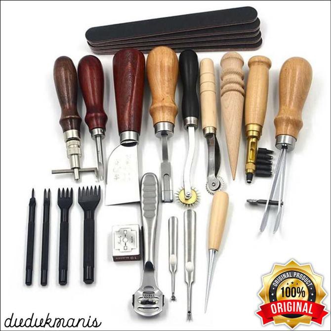 

Ready Stok! Peralatan Seni Ukir Diy Kulit 18In1 Per-654 Terpercaya