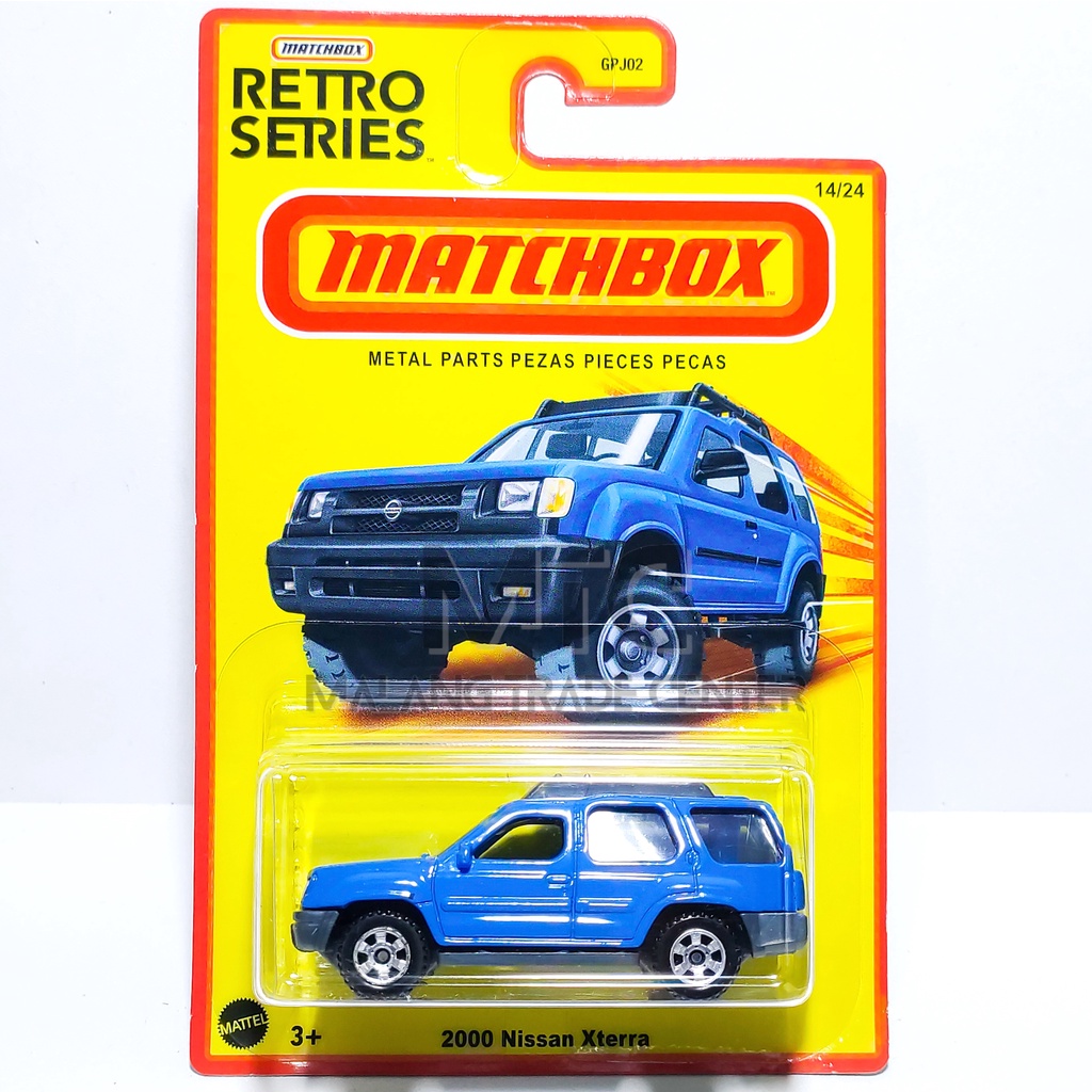 Matchbox 2000 Nissan Xterra Retro Series Blue 939J