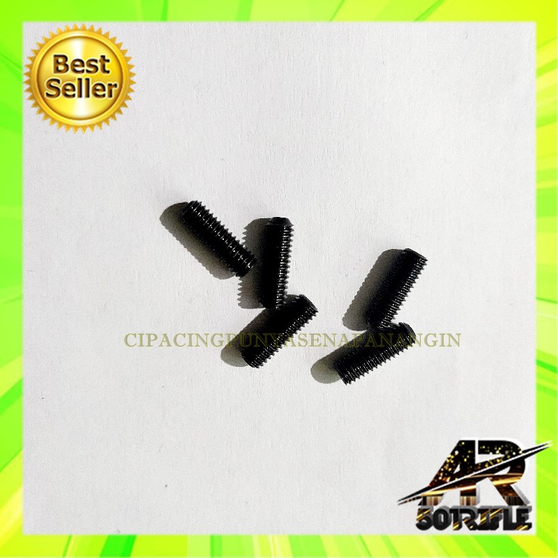 BAUT SEANAPAN ANGIN 4X10 Bahan baja hitam - cocok untuk senapan pcp - Harga di atas per 5 pcs