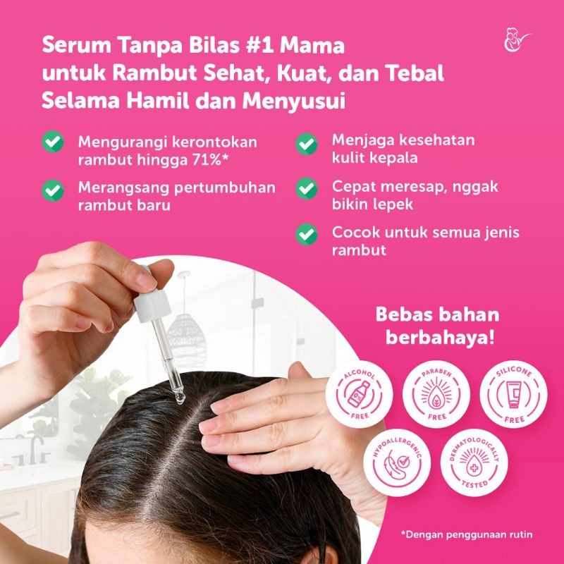 Mama's Choice Strengthening Hair Serum | Serum Rambut Anti Rontok