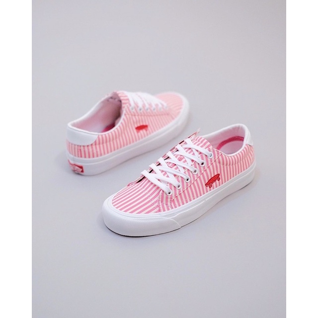 Vans Court Icon Stripes Carmine Rose (Ultracush Insole) - 100% ORIGINAL / AUTHORIZED ITEMS
