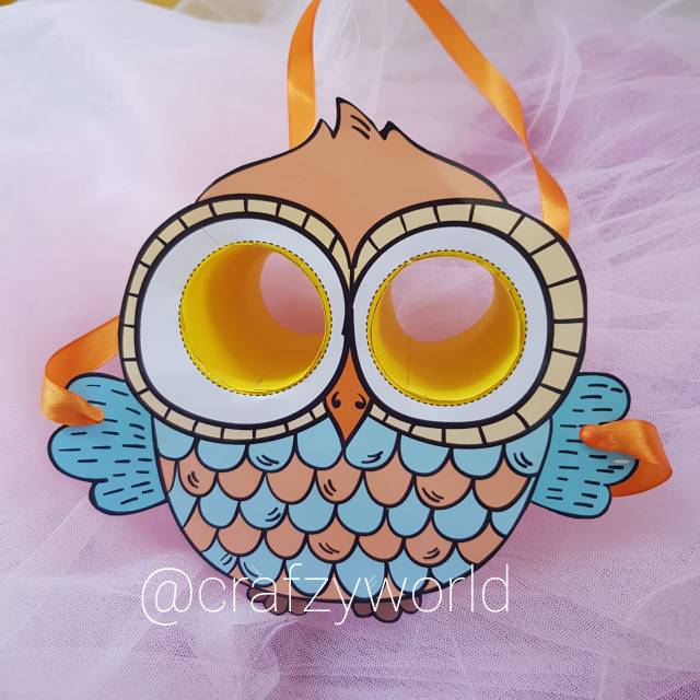 Kids Activity DIY / aktifitas anak  / making owl binocular