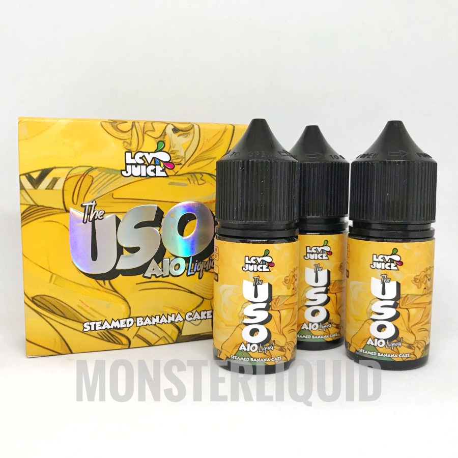 LCV JUICE THE USO AIO STEAMED BANANA CAKE 30ML LIQUID (1 PCS)