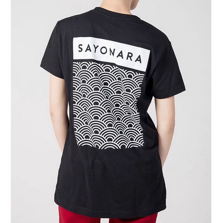 Tshirt Sayonara japan Black Premium Unisex