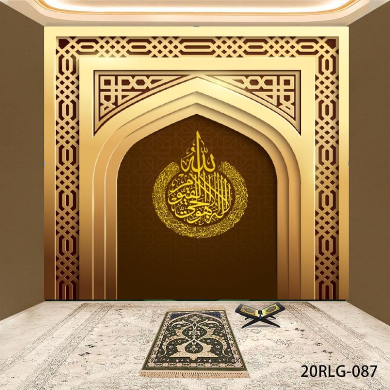 wallpaper dinding custom3D Islam