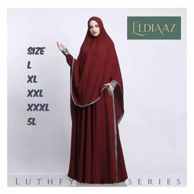 GAMIS SYARI SUPER JUMBO RANIA UP TO LD 140-1