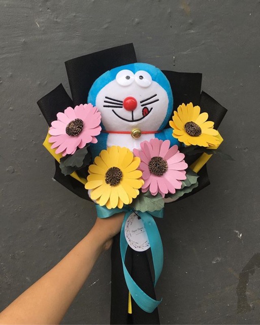 Buket Boneka Doraemon