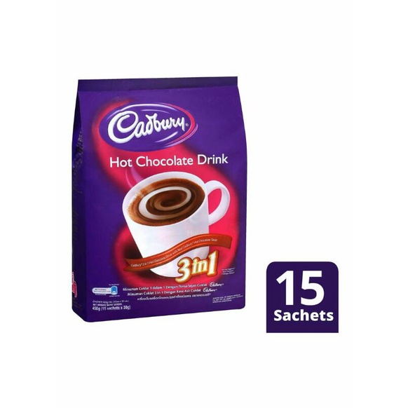 

Cadbury Hot Chocolate Drink 3 in 1 450G