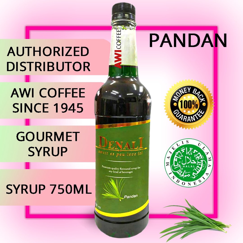 

Awi Segar Harum I Syrup Pandan 750ml I denali I coffee | Flavored