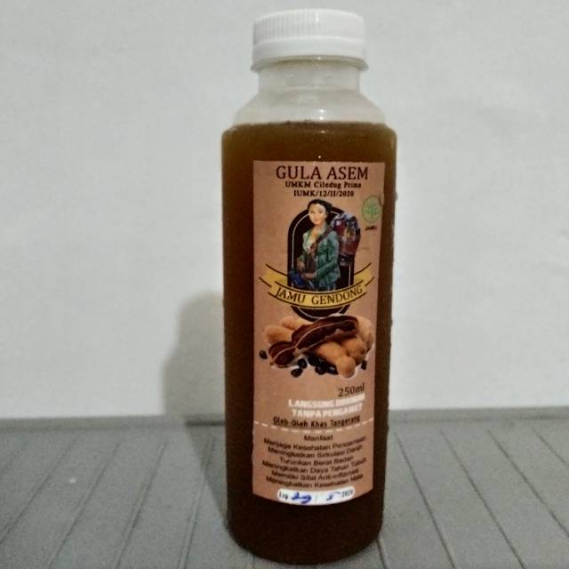 

Jamu gula Asem/jamu gendong