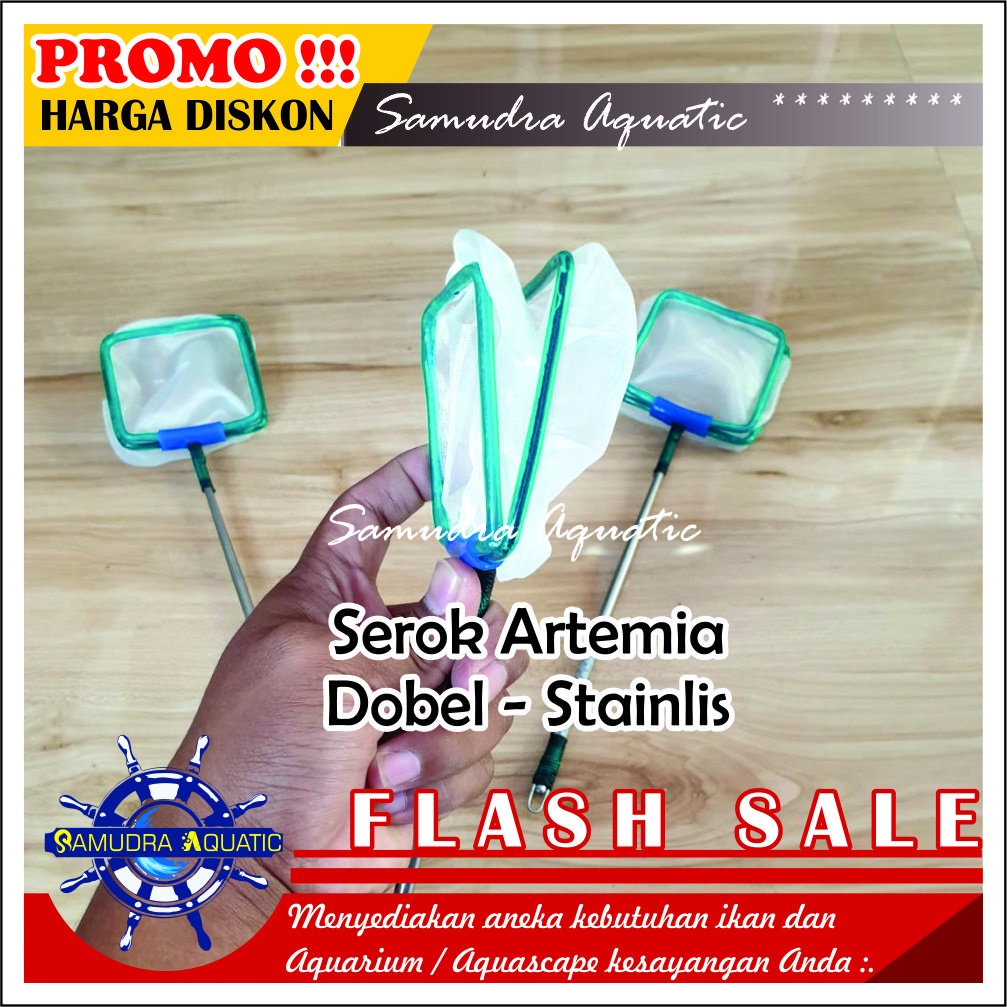 Serok Artemia STAINLESS Serok DOBEL / Jaring / Seser Atermia Stenlis | GRATIS PACKING KARDUS !!!