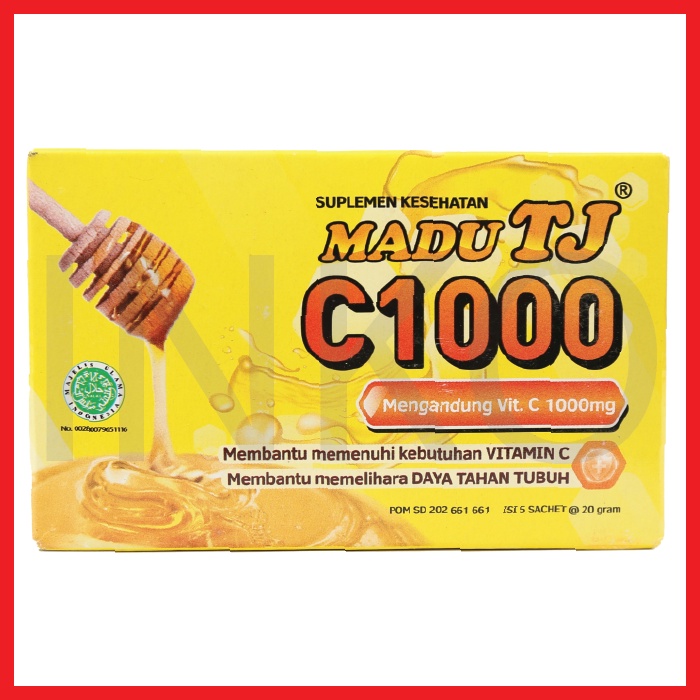 

MADU TJ C1000 MENGANCUNG VIT C 1000MG 5X20GR
