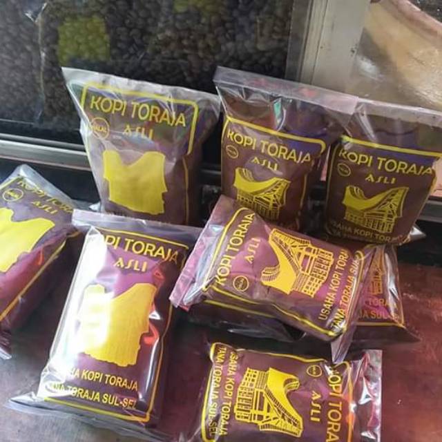 

Kopi robusta asli toraja, kopi bubuk 350g Rp 35.000