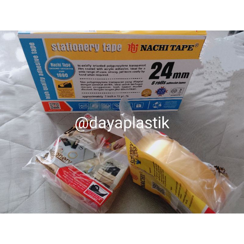 

ISOLASI NACHI 24mm/STATIONARY TAPE 24mm