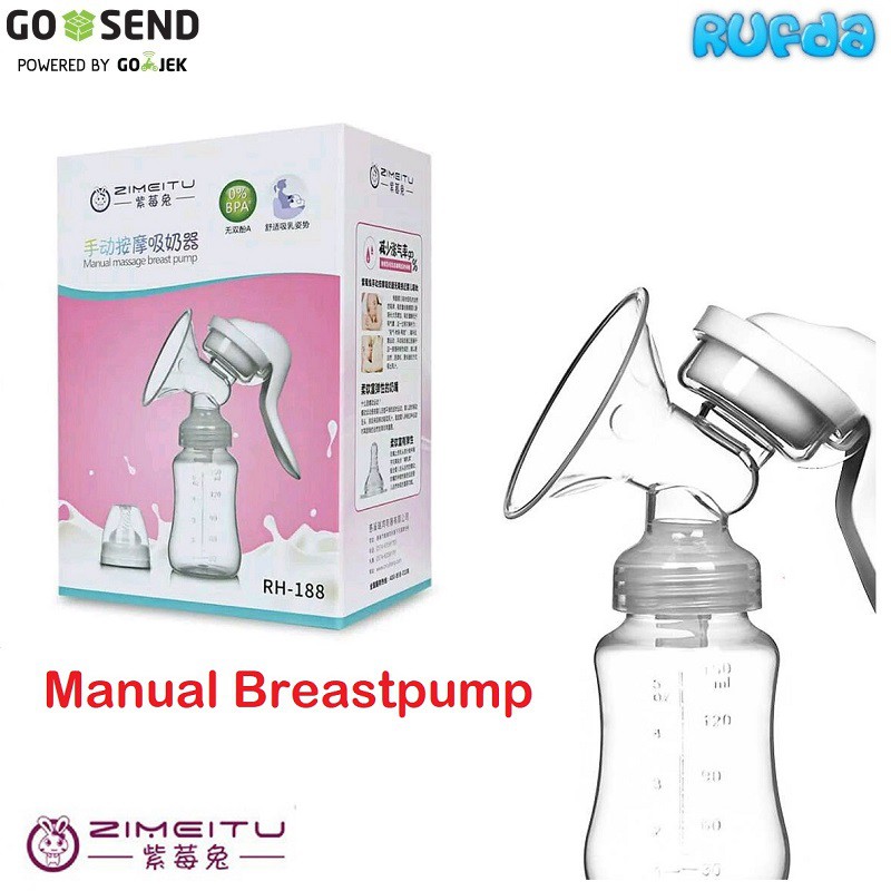 Zimeitu Manual Breastpump Pompa ASI Murah