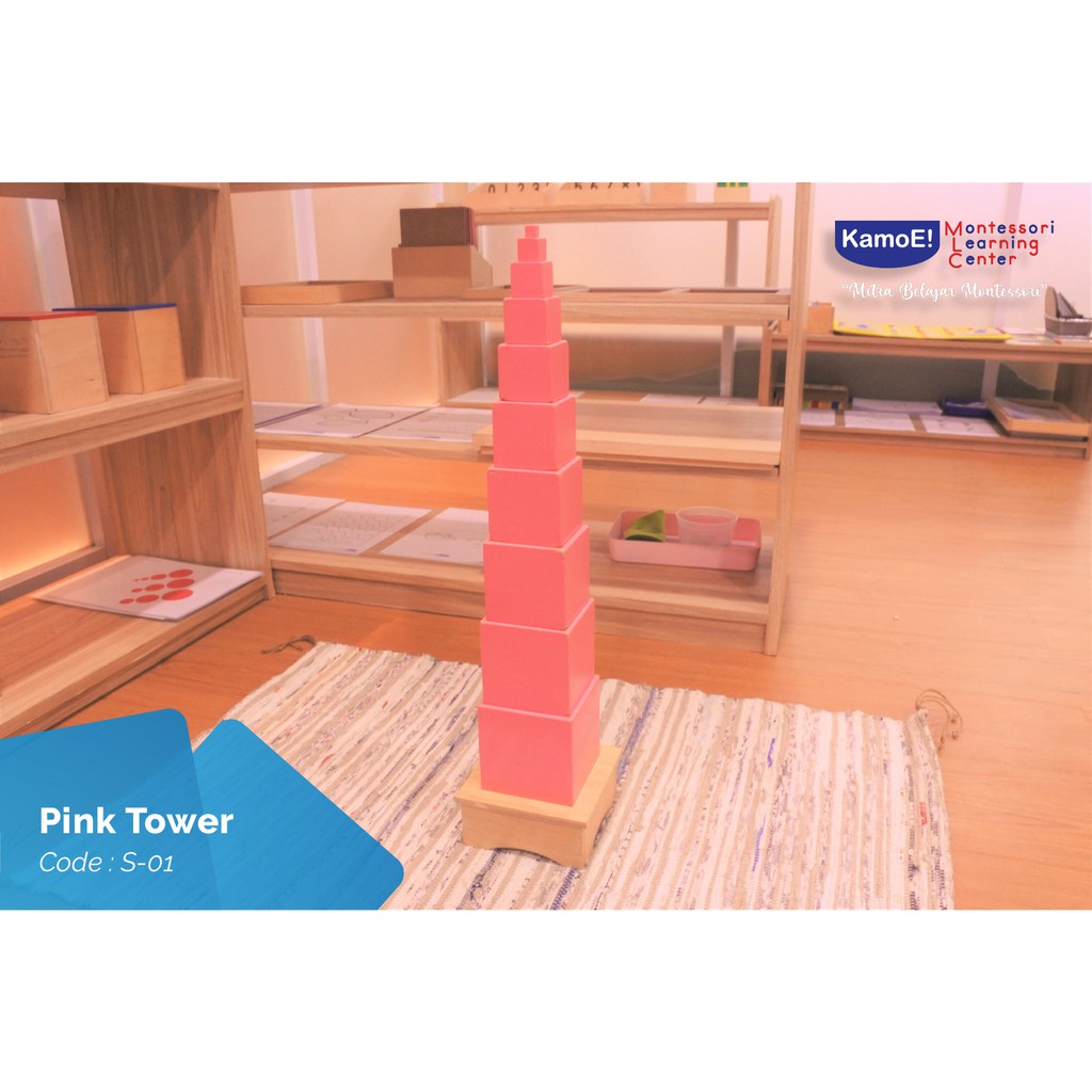 Pink Tower Montessori Material