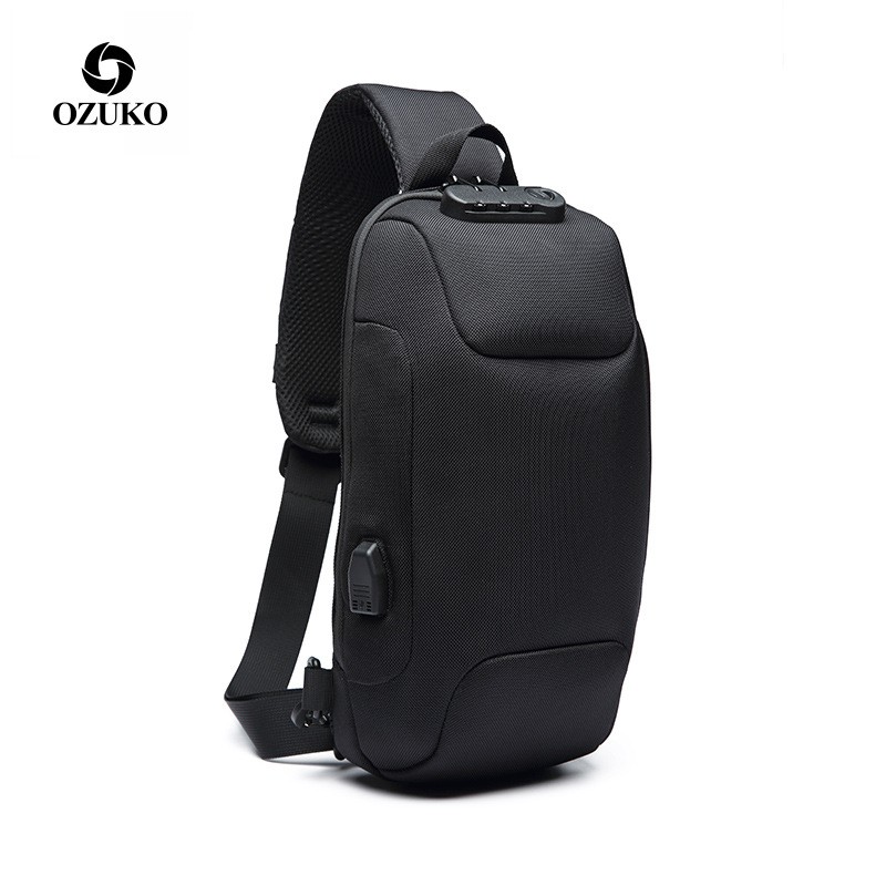 OZUKO 9223 Tas Selempang Pria Anti Air Backpack Pria By Japan Design WATCHKITE WKOS