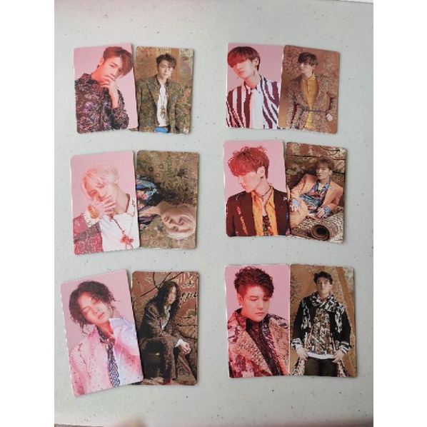 (BACA DESKRIPSI) PHOTOCARD KIHNO REPLAY SUPER JUNIOR EUNHYUK YESUNG LEETEUK HEECHUL SHINDONG