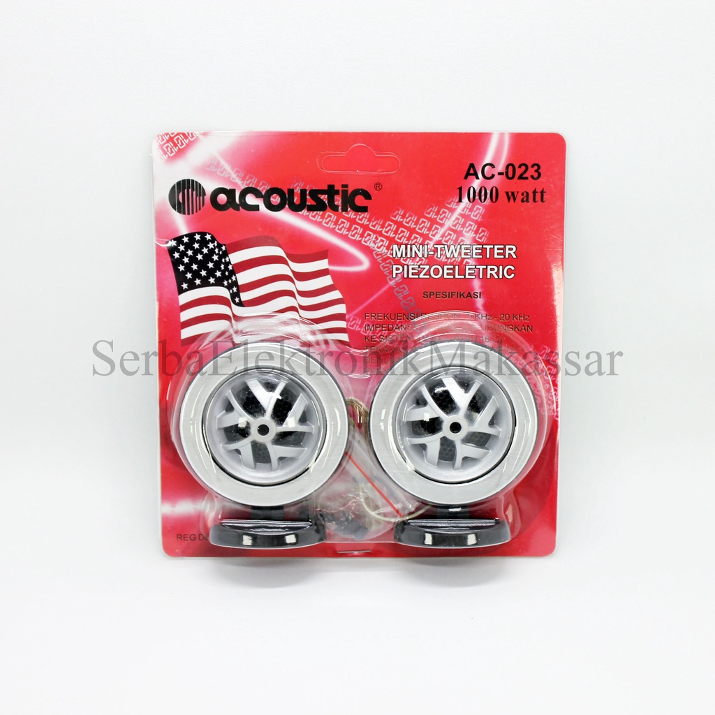 Tweeter Speaker Mobil Acoustic AC-022 AC-023 1000Watt