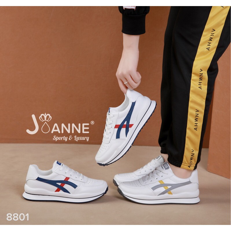 RESTOCK! [ORIGINAL] JOANNE Leather Sneakers Shoes Sepatu Wanita #8801