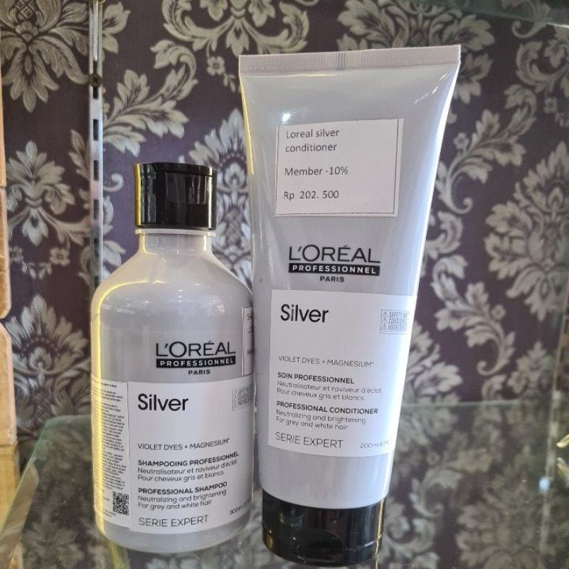 LOREAL SHAMPOO CONDI SILVER*