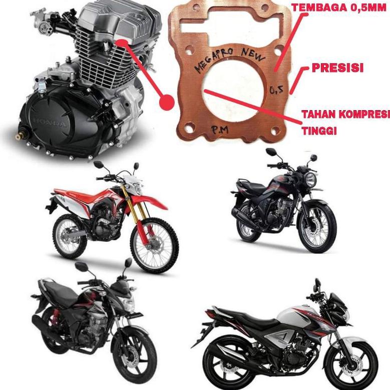 [PRODUK 70SRS] PACKING TEMBAGA CRF 150L DM66 68 70 72MM PACKING BLOKHEAD TEMBAGA CRF BOREUP PERPAK T