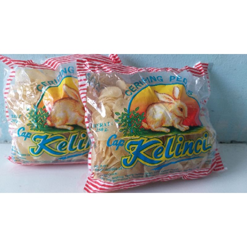 

Kerupuk singkong cap kelinci