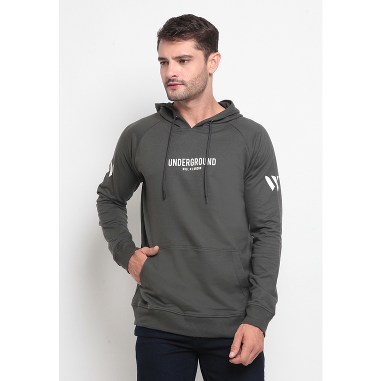 WILL-K LONDON “Underground" Hoodie Dark Grey