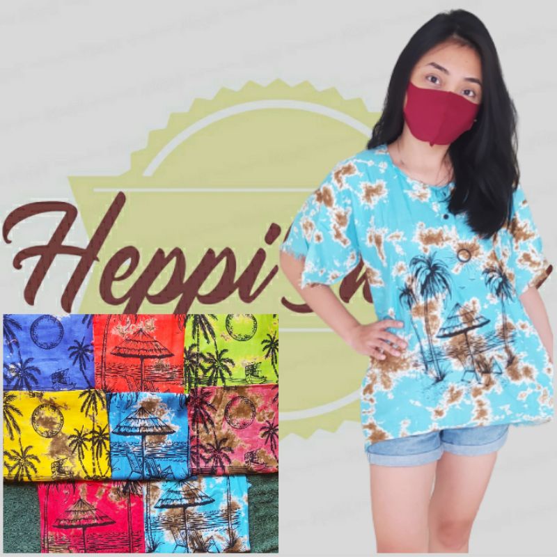 BAJU BALI WANITA / BAJU PANTAI / KAOS PANTAI / ATASAN / KAOS BALI / KAOS PANTAI BALI WANITA JUMBO