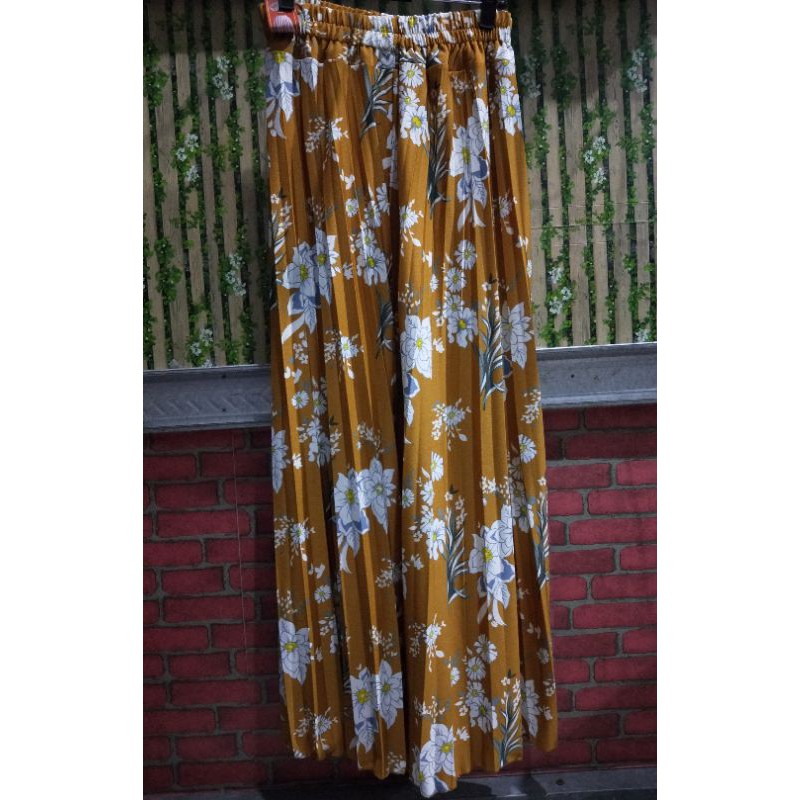 Rok Plisket/ Rok Plisket Bunga/ Rok Plisket Motif/ Rok Plisket Premium/ Rok Plisket Murah/Rok payung