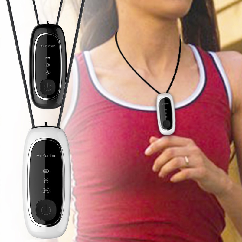 Kalung Air Purifier Portable Ion Air Purifier Necklace Sterilizer