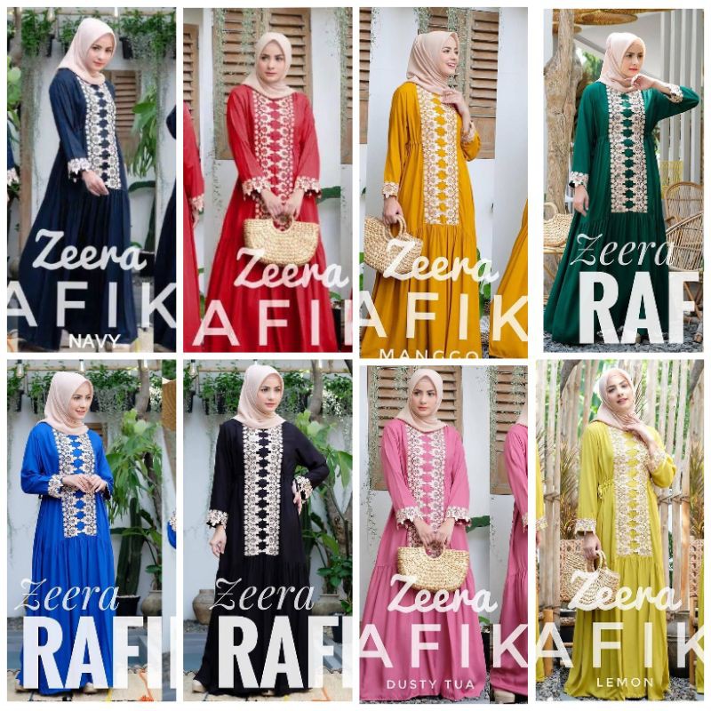 DASTER ARAB RAFIKA | RAYON SUPER GRADE A | RESLETING DEPAN BUSUI | RENDA MILO ORI