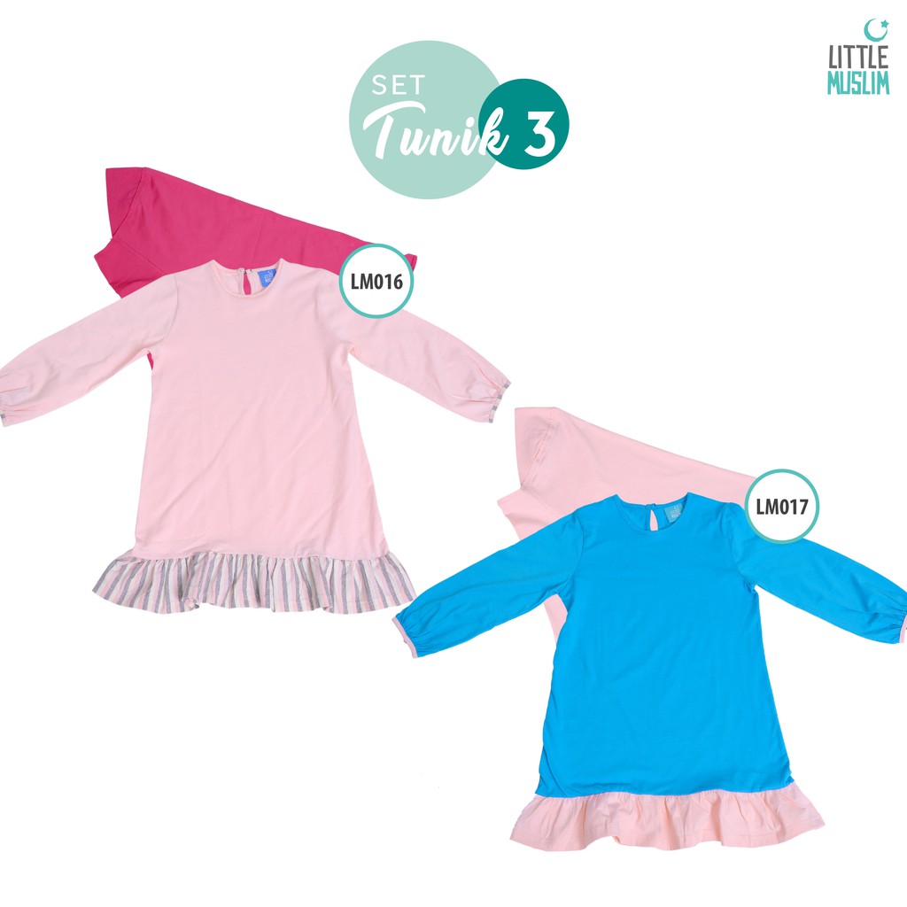 TUNIK SET-3 AFRAKIDS PROMO LM016 &amp; LM017