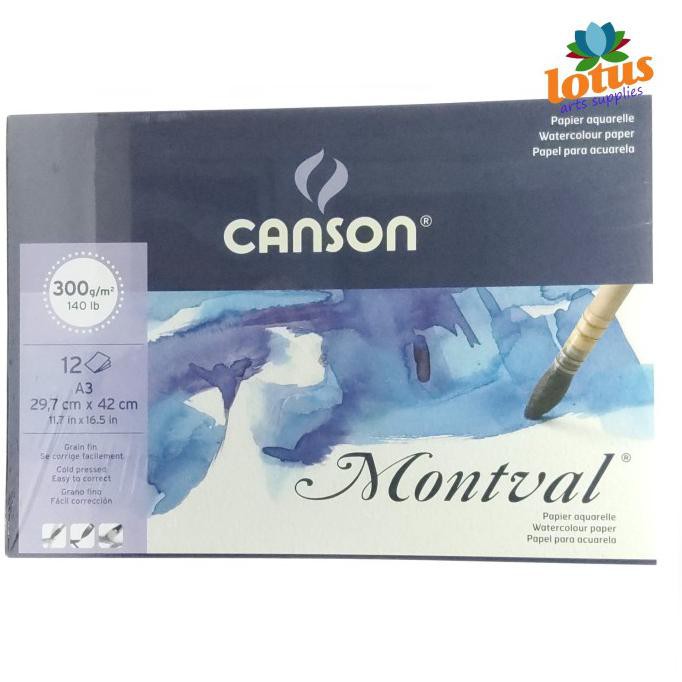 

Terbaru Canson Montval A3 300gsm 12 sheets - watercolor paper